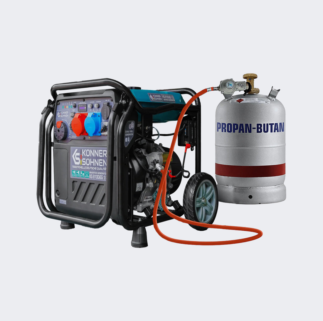 LPG/benzine invertergenerator KS 8100iEG 1/3