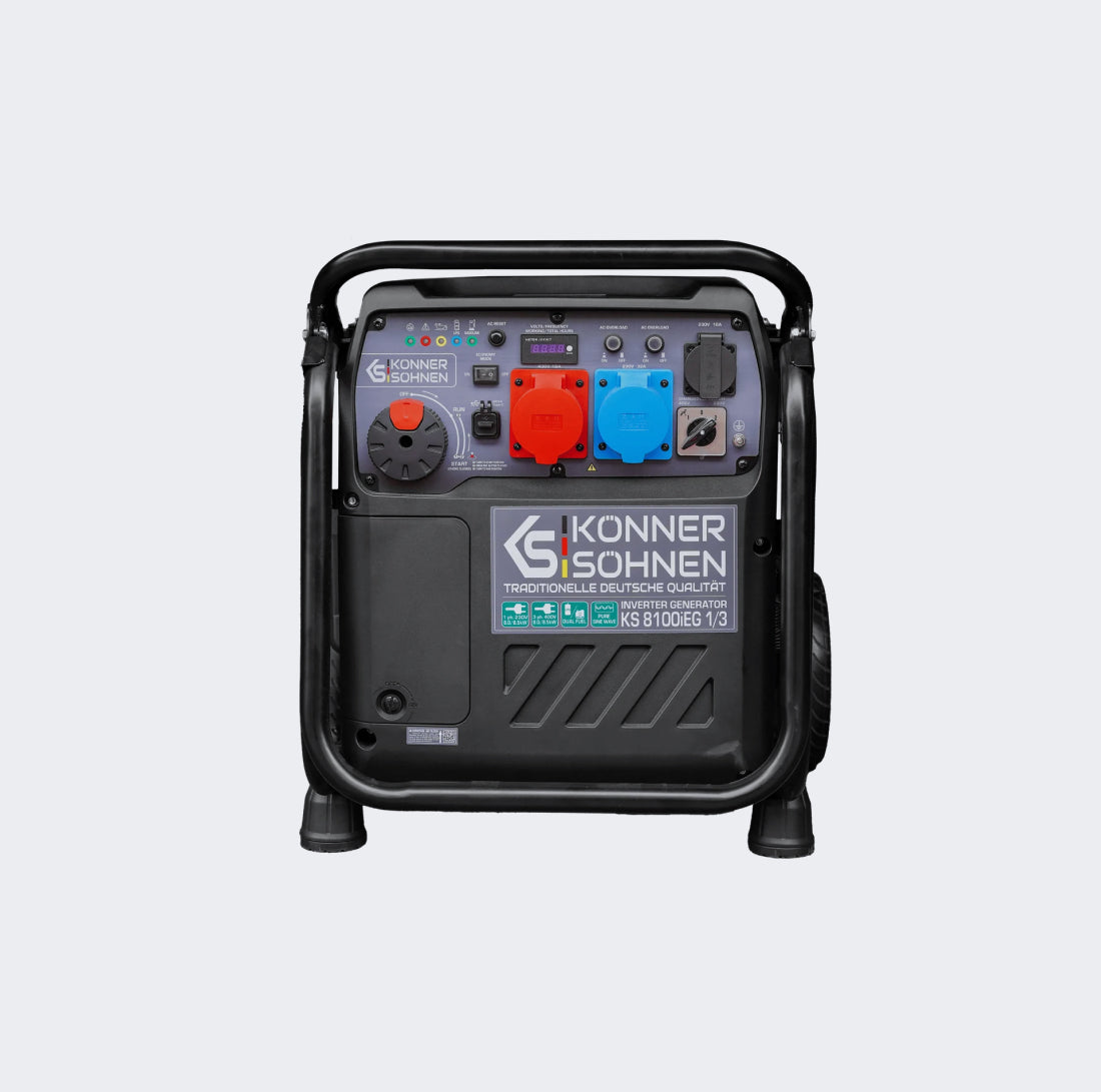 LPG/benzine invertergenerator KS 8100iEG 1/3