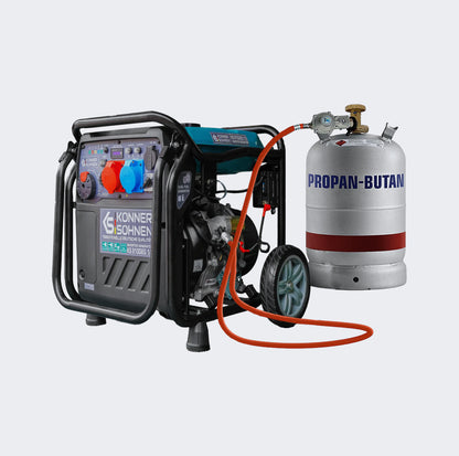 LPG/benzine invertergenerator KS 8100iEG 1/3